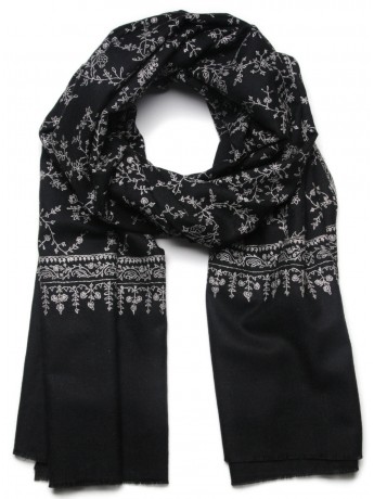 black shawl pashmina