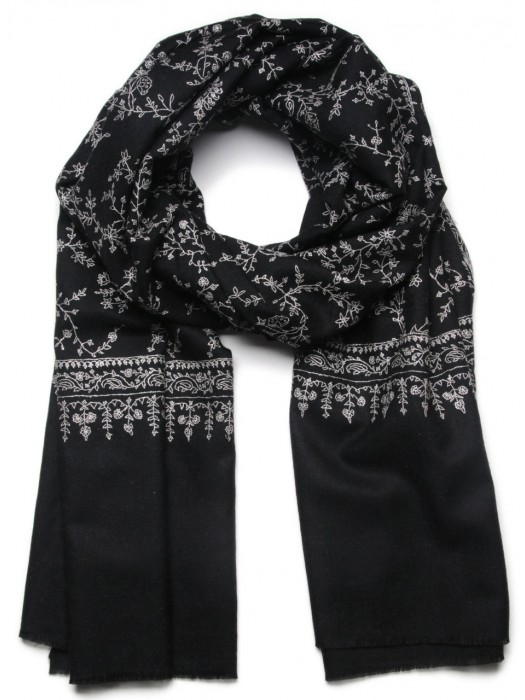 embroidered pashmina
