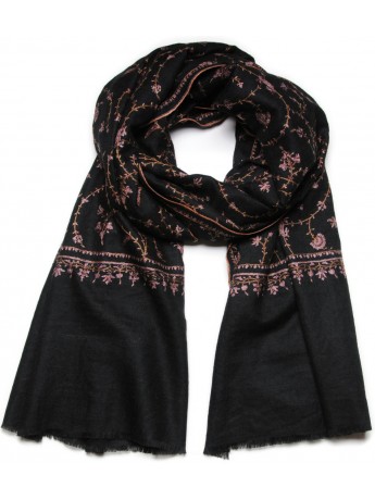 black shawl pashmina