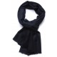 Vera pashmina 100% cashmere Stola Blu notte