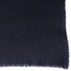 Handwoven cashmere pashmina Stole Night blue