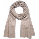 LILA BEIGE, chal pashmina 100% cachemira bordado a mano