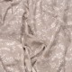 LILA BEIGE, châle véritable pashmina 100% cachemire brodé main