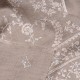 LILA BEIGE, Real embroidered pashmina shawl 100% cashmere