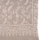 LILA BEIGE, Real embroidered pashmina shawl 100% cashmere