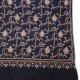 DALIA NIGHT, real embroidered pashmina shawl 100% cashmere