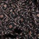 DALIA BLACK, real embroidered pashmina shawl 100% cashmere