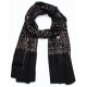 JANET BLACK, Real embroidered pashmina shawl 100% cashmere