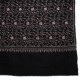 JANET NOIR, châle véritable pashmina 100% cachemire brodé main