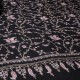 JANET BLACK, Real embroidered pashmina shawl 100% cashmere