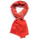 MIA ROOD, echte Pashmina stola 100% cashmere met de hand geborduurd