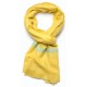 MILA YELLOW, real pashmina 100% cashmere with handmade embroideries
