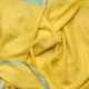 MILA YELLOW, real pashmina 100% cashmere with handmade embroideries
