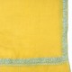 MILA YELLOW, real pashmina 100% cashmere with handmade embroideries