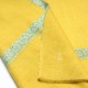 MILA YELLOW, real pashmina 100% cashmere with handmade embroideries