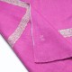 MILA PINK, real pashmina 100% cashmere with handmade embroideries