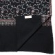 CELIA BLACK, real pashmina 100% cashmere with handmade embroideries
