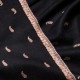 BEA BLACK, Real embroidered pashmina shawl 100% cashmere