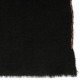 LISA BLACK, real pashmina 100% cashmere with handmade embroideries