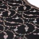 LISA BLACK, real pashmina 100% cashmere with handmade embroideries