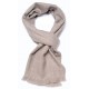 KORZOK BEIGE, écharpe Pashmina épais 100% cachemire filé main