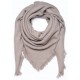 SCIARPA BEIGE, sciarpa Pashmina spessa 100% cashmere filata a mano