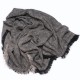 RUPSHU BLACK, handspun handwoven thick cashmere pashmina throw