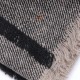 RUPSHU NERO, plaid Pashmina spessa 100% cashmere filata a mano