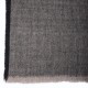 RUPSHU BLACK, handspun handwoven thick cashmere pashmina throw