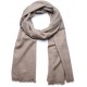 Echte Pashmina Schal Naturbeige 100% Handgewebter Kaschmir