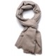 Echte 100% cashmere Pashmina Beige ongeverfde sjaal maat (1m x 2m)