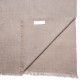 Véritable Pashmina 100% cachemire Beige naturel non teint format châle (1m x 2m)