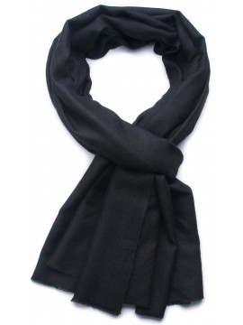 Genuine black pashmina 100% cashmere