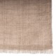 Genuine natural beige handwoven cashmere pashmina stole