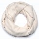 Pashmina XXL Cream naturel - Reuzensjaal 100% cashmere