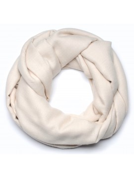 Pashmina XXL Cream naturel - Reuzensjaal 100% cashmere