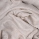 Echte Pashmina Stola natürliches hellbeige 100% Handgewebter Kaschmir