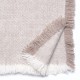 SCIARPA BEIGE, sciarpa Pashmina spessa 100% cashmere filata a mano