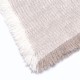 SCARF BEIGE, handspun handwoven thick cashmere pashmina scarf