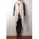 Pashmina XXL Cream naturel - Reuzensjaal 100% cashmere