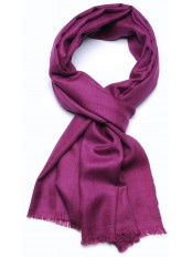 Echte plum Pashmina - 100% cashmere stola