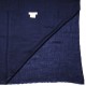 Véritable Pashmina 100% cachemire Bleu marine Grand modèle