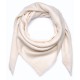 Handwoven cashmere pashmina Square Natural ivory