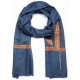 ASHLEY GOUD, met de hand geborduurde 100% cashmere pashmina sjaal