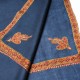 ASHLEY GOLD, Real embroidered pashmina shawl 100% cashmere