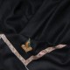 ASHA NOIR, hand-embroidered 100% cashmere pashmina stole