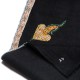 ASHA NOIR, hand-embroidered 100% cashmere pashmina stole