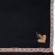 ASHA NOIR, hand-embroidered 100% cashmere pashmina stole