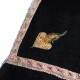 ASHA NOIR, hand-embroidered 100% cashmere pashmina stole