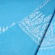 ASHA NOIR, hand-embroidered 100% cashmere pashmina stole